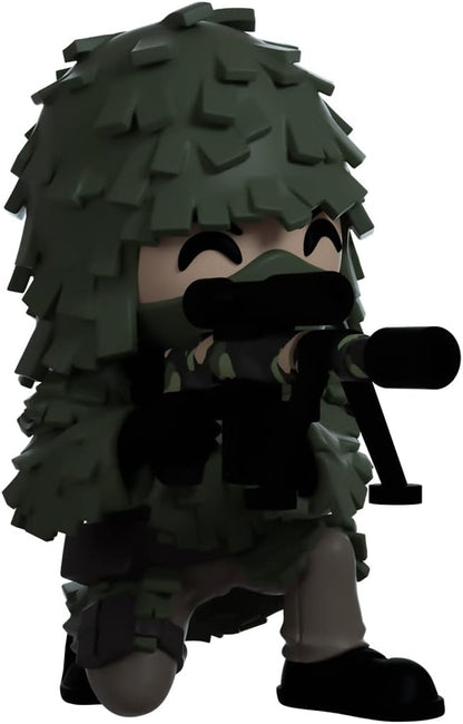 Youtooz Ghillie Suit Sniper 4.2 Inch Vinyl Figure, Official Licensed Collectible Ghost from Call of Duty: Modern Warfare 2 Video Game Figure, by Youtooz Modern Warefare 2 Collection