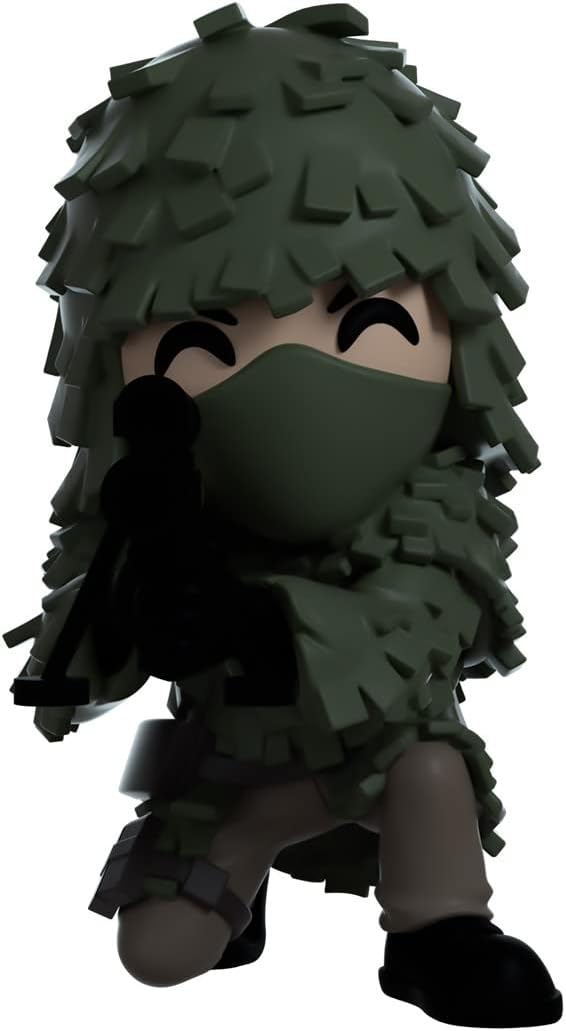 Youtooz Ghillie Suit Sniper 4.2 Inch Vinyl Figure, Official Licensed Collectible Ghost from Call of Duty: Modern Warfare 2 Video Game Figure, by Youtooz Modern Warefare 2 Collection