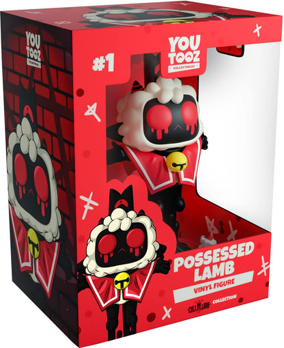 Youtooz Cult of The Lamb Vinyl Figura de Cordero poseído de 5 Pulgadas