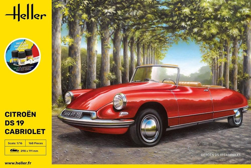 Heller - 1/16 STARTER KIT CITROEN DS 19 CABRIOLET (9/23) *