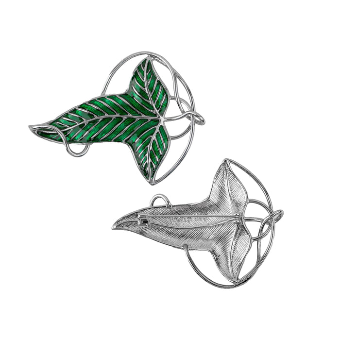 Cinerepliche Il Signore degli Anelli - Spilla a forma di foglia di Lorien - 6,7 * 5cm - Licenza ufficiale