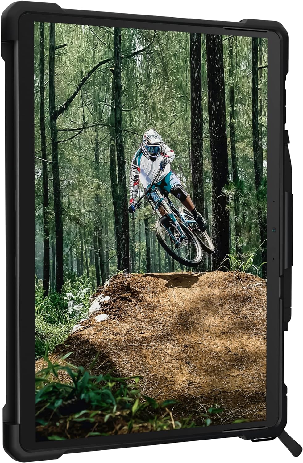 UAG Designed for Microsoft Surface Pro 9 Plasma Ice, Lightweight Rugged Protective Cover with Multi-angle Built-in Kickstand, Pen Holder, Hand & Shoulder Strap by URBAN ARMOR GEAR
