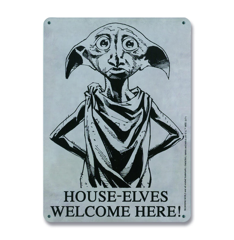 Harry Potter Blechschild House-Elves 15 x 21 cm