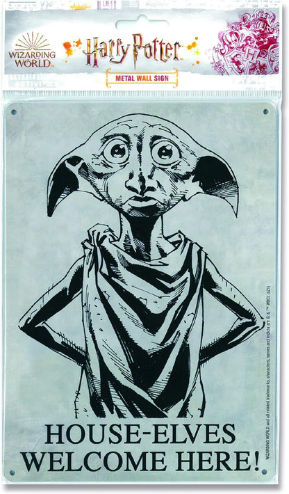 Harry Potter Blechschild House-Elves 15 x 21 cm