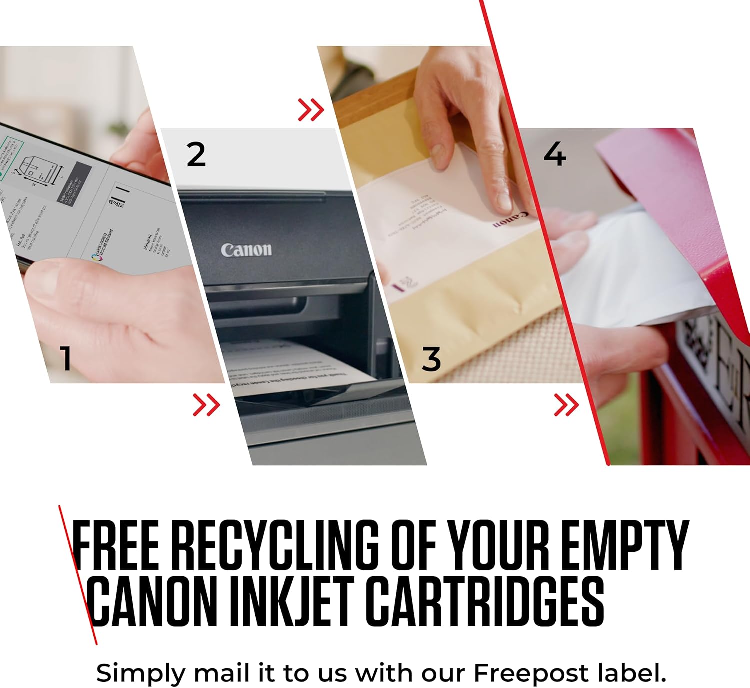 Canon PG-510/CL-511 VALUE Pacchetto di 2 Cartucce d'inchiostro (Nero colore) +50 fogli di carta fotografica 10x15cm Certificato (cartone riciclabile 2024)
