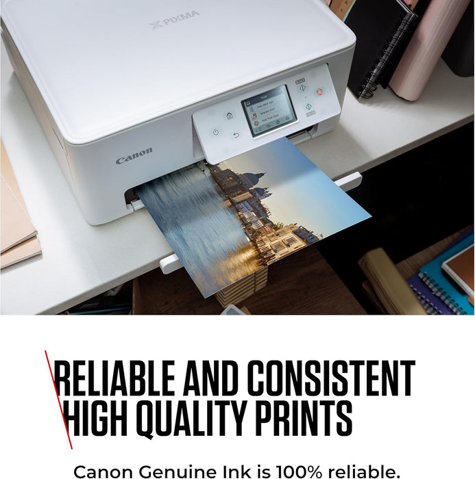 Canon PG-545 / CL-546 Genuine Ink Cartridges, Pack of 2 (1 x Black, 1 x Colour); Includes 50 sheets of 4x6 Photo Paper - Cardboard Multipack