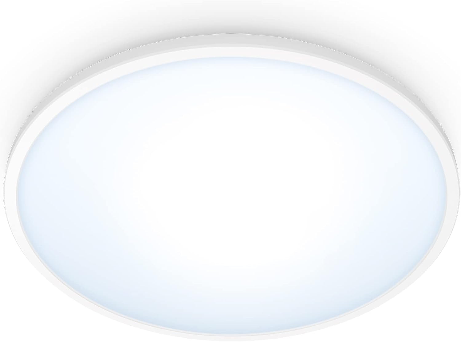 WiZ Plafondlamp SuperSlim - Warm- tot Koelwit Licht - Slimme LED Verlichting - Dimbaar - Geintegreerd LED - 14 W