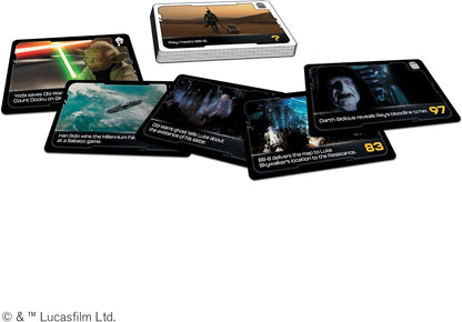 Zygomatic Timeline Twist Star Wars Edition - ¡Organiza escenas icónicas de películas! Juego de preguntas cooperativas, divertido juego familiar para niños y adultos, a partir de 8 años, 2-6 jugadores
