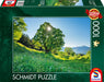 Schmidt Spiele 59761-Aarce de montaña en el Sol, San Galo, Suiza, 1000 Piezas, Multicolor (59761