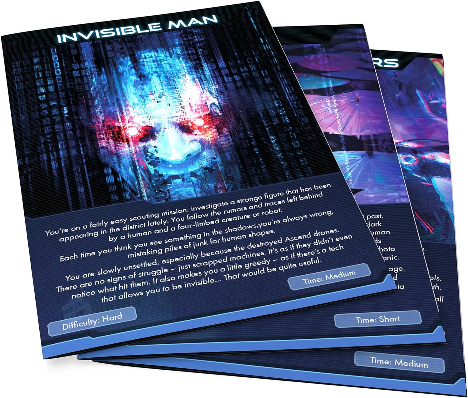 Tamashii: Stretch Goals: Lost Pages - Unlock New Adventures and Unveil The Lost Secrets! Sci-Fi Strategy Game, Ages 14+, 1-4 Players, 45-90 Min Playtime, Made by Awaken Realms