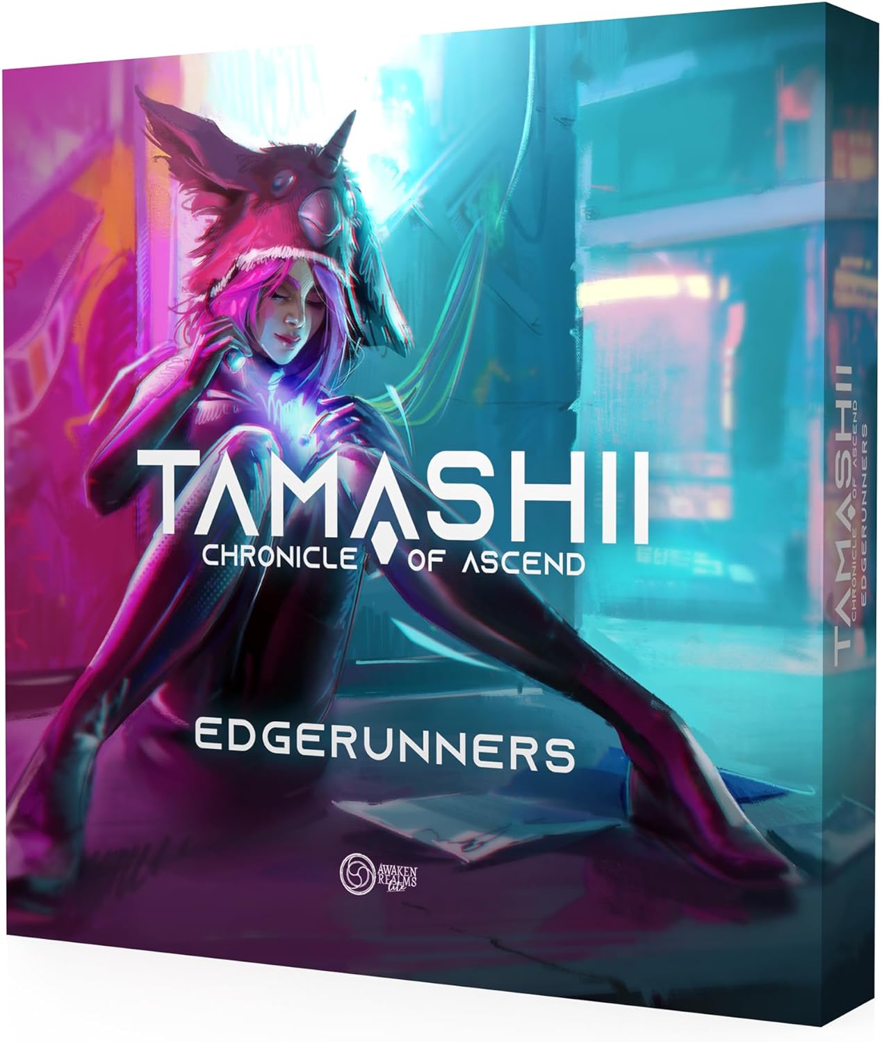 Awaken Realms Tamashii: Chronicle of Ascend Edgerunners Miniatures - Exquisite Fantasy Figures for Tabletop Gaming, Sci-Fi Strategy Game, Ages 14+, 1-4 Players, 45-90 Min Playtime, Made