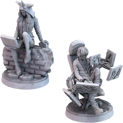 Awaken Realms Tamashii: Chronicle of Ascend Edgerunners Miniatures - Exquisite Fantasy Figures for Tabletop Gaming, Sci-Fi Strategy Game, Ages 14+, 1-4 Players, 45-90 Min Playtime, Made