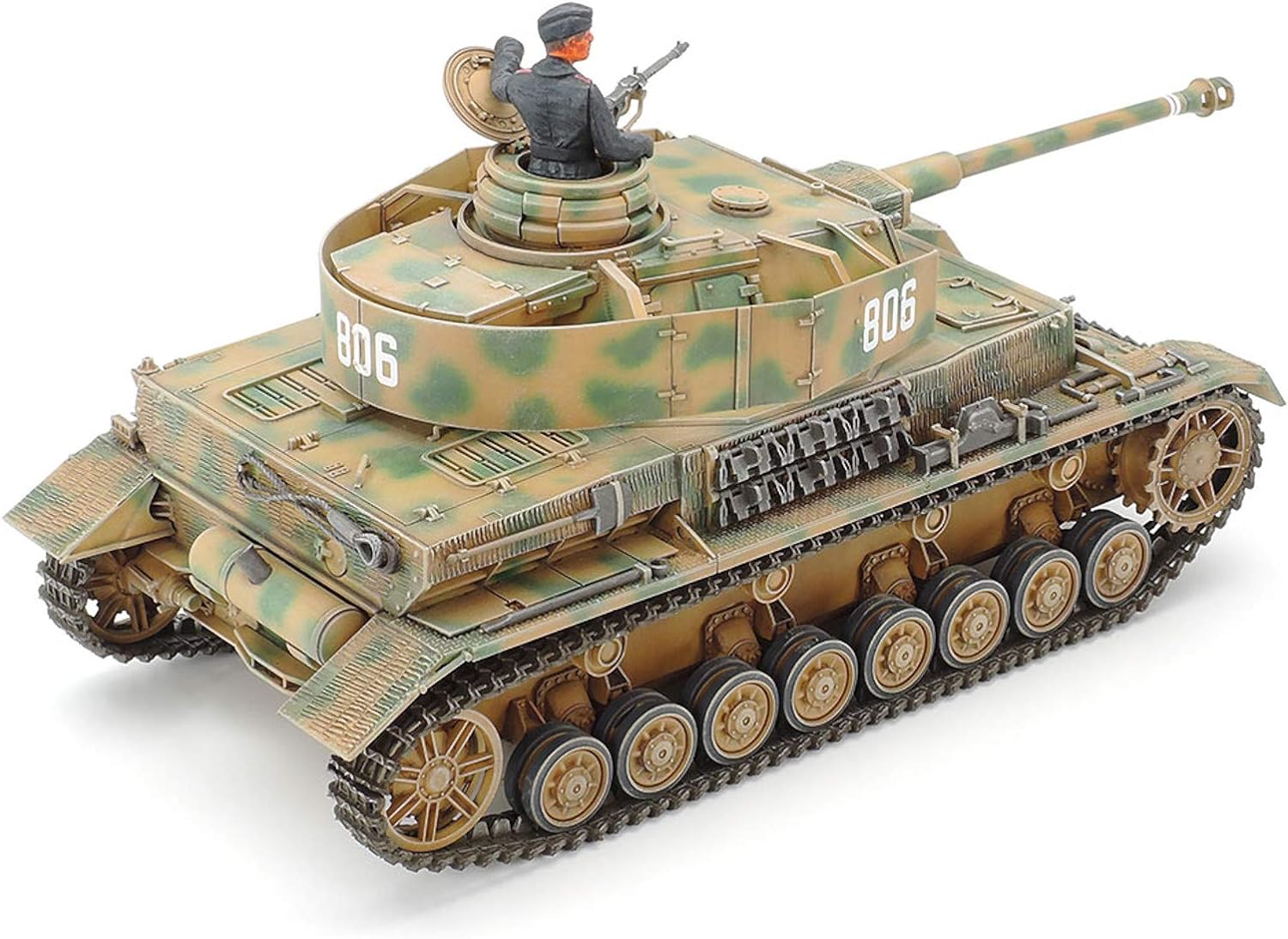 Tamiya- Panzerkampfvagen IV Ausf.J SD.Kfz. Pantera Kit de Modelo, Multicolor, S (35181