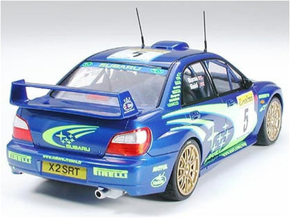 Tamiya- Subaru Impreza WRC 2001 vehículo 300024240 2001-Modelo de Coche (1:24), Multicolor, 183.5 mm Length (24240