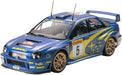 Tamiya- Subaru Impreza WRC 2001 vehículo 300024240 2001-Modelo de Coche (1:24), Multicolor, 183.5 mm Length (24240