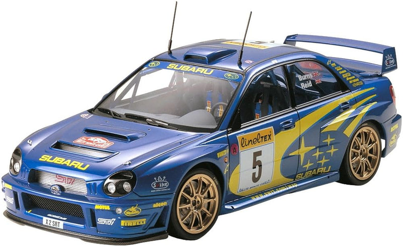 Tamiya- Subaru Impreza WRC 2001 vehículo 300024240 2001-Modelo de Coche (1:24), Multicolor, 183.5 mm Length (24240