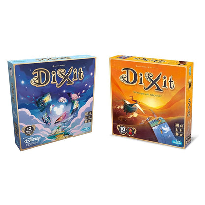 Asmodee - Dixit: Disney - Gioco da Tavolo di Fantasia e Immaginazione con i Personaggi Disney & Dixit - Gioco da Tavolo di Immaginazione e Fantasia, 3-8 Giocatori, 8+ Anni, Edizione in Italiano