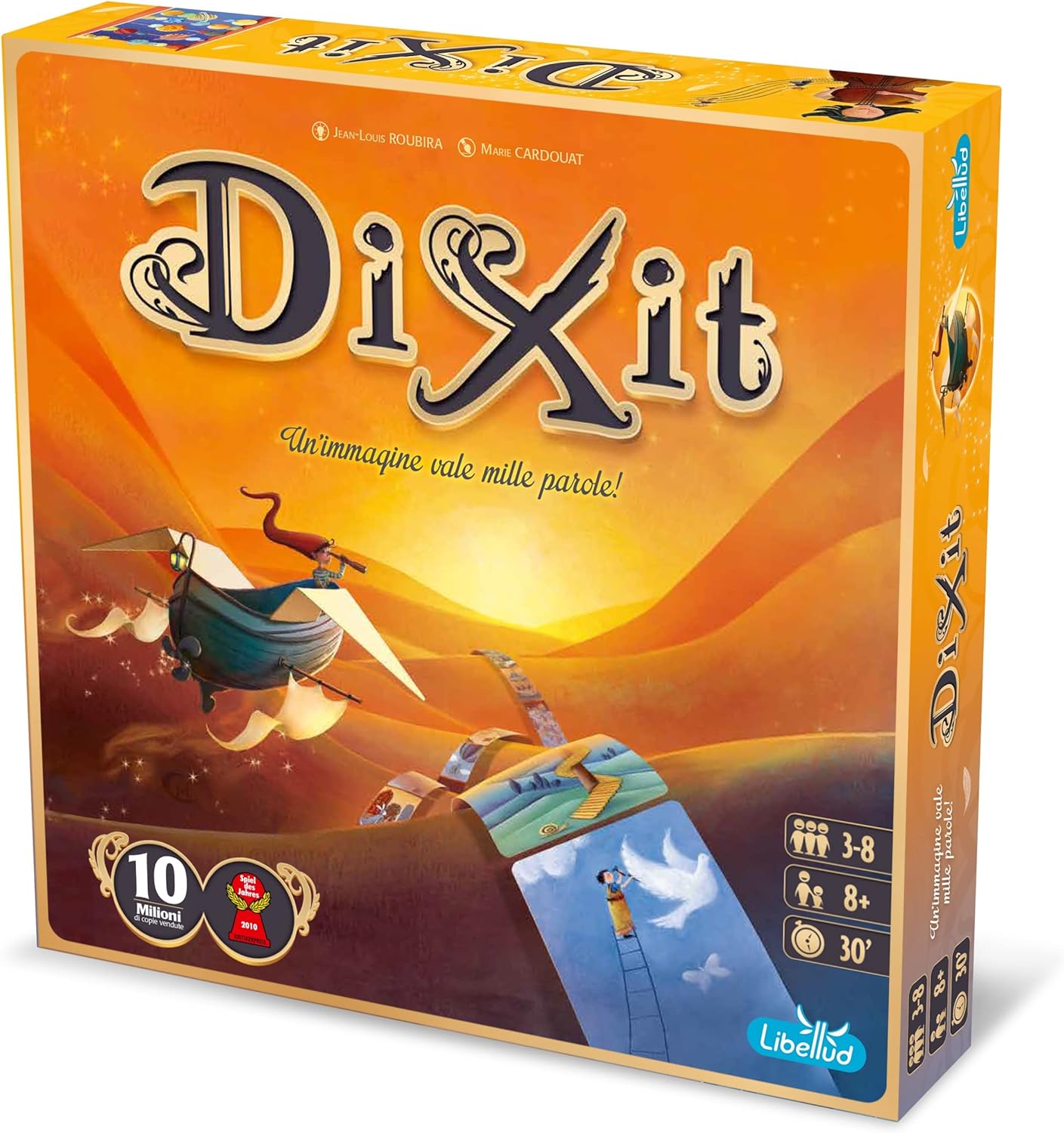 Asmodee - Dixit: Disney - Gioco da Tavolo di Fantasia e Immaginazione con i Personaggi Disney & Dixit - Gioco da Tavolo di Immaginazione e Fantasia, 3-8 Giocatori, 8+ Anni, Edizione in Italiano