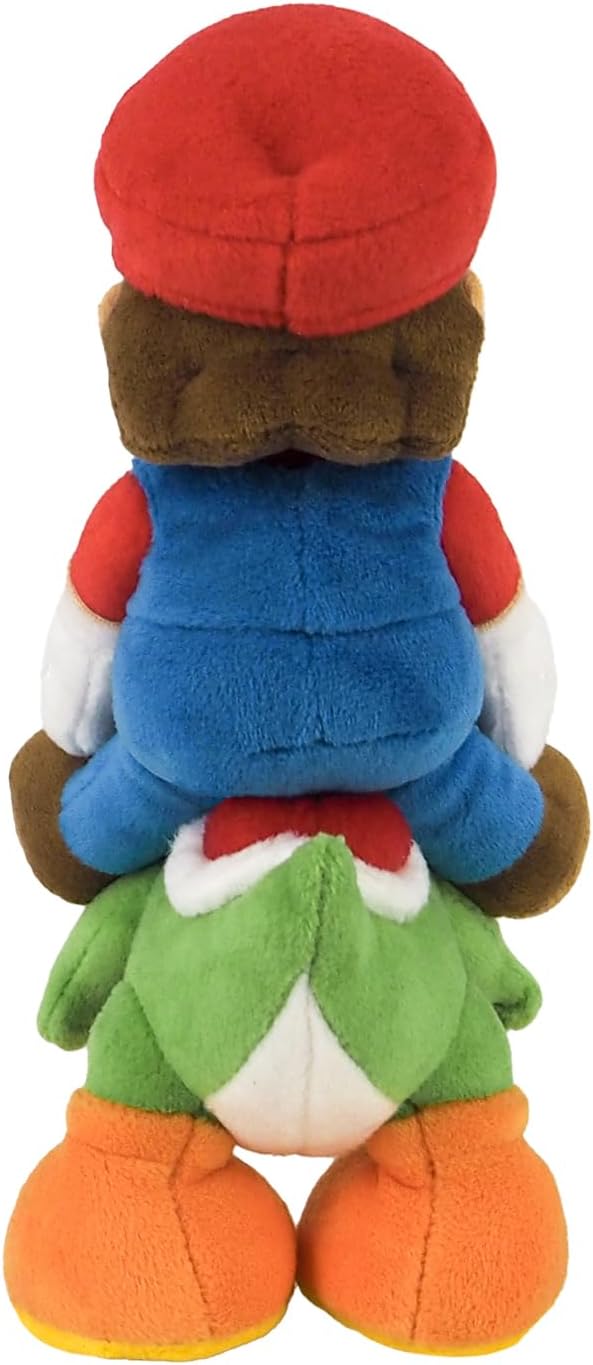SUPER MARIO - Mario et Yoshi - Peluche 21cm Mario & Yoshi