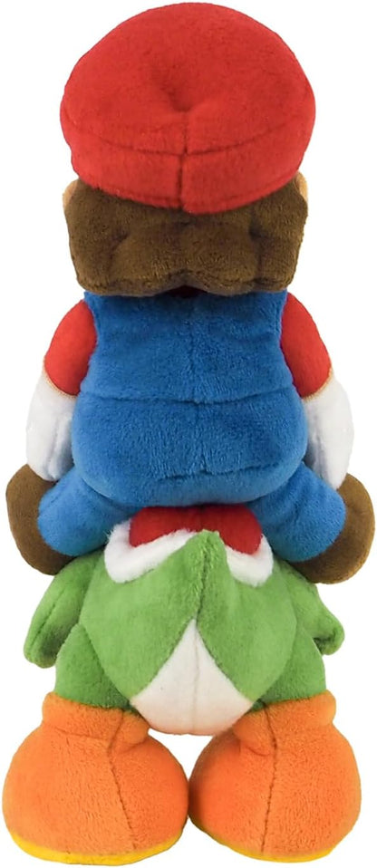 SUPER MARIO - Mario et Yoshi - Peluche 21cm Mario & Yoshi