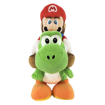 SUPER MARIO - Mario et Yoshi - Peluche 21cm Mario & Yoshi