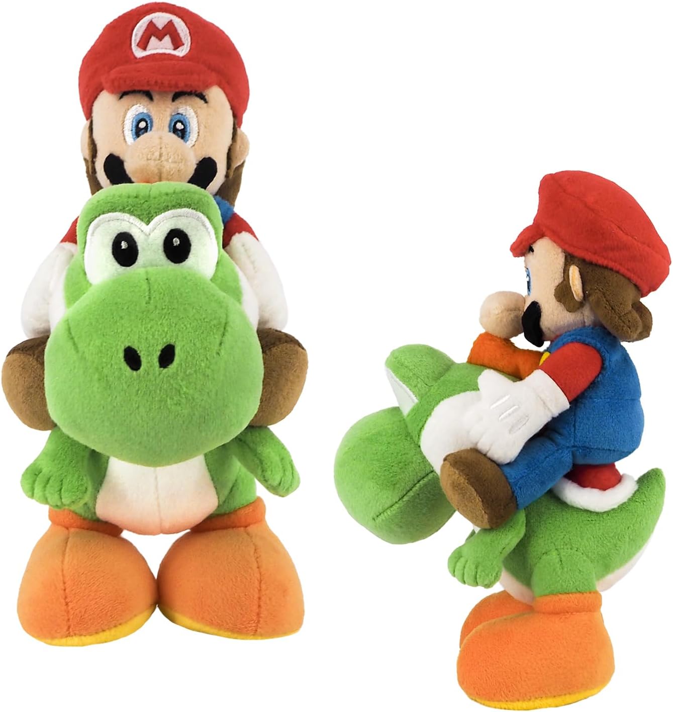 SUPER MARIO - Mario et Yoshi - Peluche 21cm Mario & Yoshi