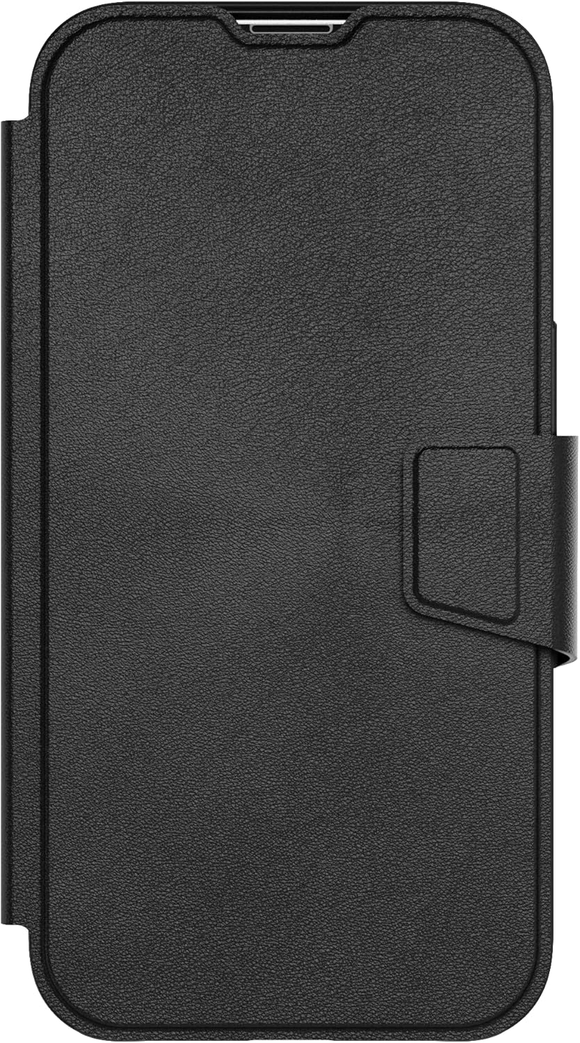 Tech 21 EvoLite Wallet Case for iPhone 14-3 card slot wallet, Black