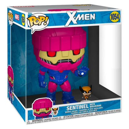 Funko X-Men Super Sized Jumbo POP! Vinyl Figurine Sentinel with Wolverine 25 cm
