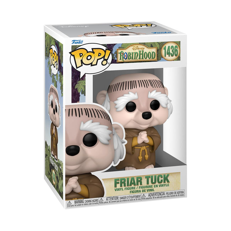 Funko POP! Disney: Robin Hood - Friar Tuck - Collectable Vinyl Figure - Gift Idea - Official Merchandise - Toys for Kids & Adults - Movies Fans - Model Figure for Collectors and Display