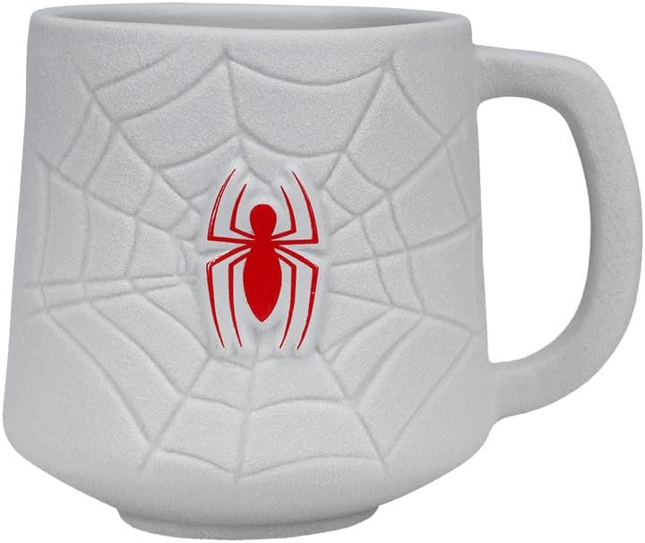 Taza Spiderman Web - Producto oficial Marvel, taza de cerámica, regalo original para fans de Spidey, mercancía Disney, 450ml