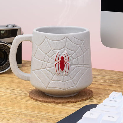 Taza Spiderman Web - Producto oficial Marvel, taza de cerámica, regalo original para fans de Spidey, mercancía Disney, 450ml