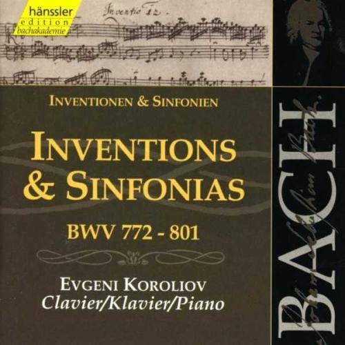 Bach: Iventions & Sinfonias, BWV772-801