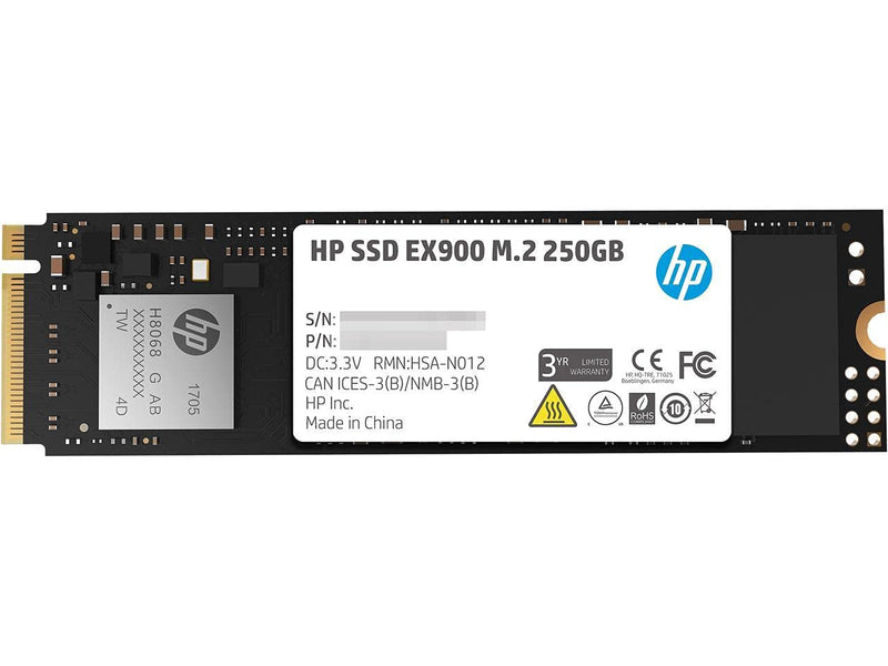 HP EX900 M.2 NVMe 250GB M.2 NVMe EX900 250GB