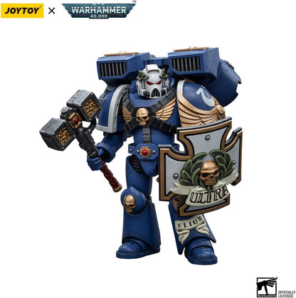 JoyToy Warhammer 40K: Ultramarines Vanguard Veteran with Thunder Hammer 1:18 Scale Action Figure
