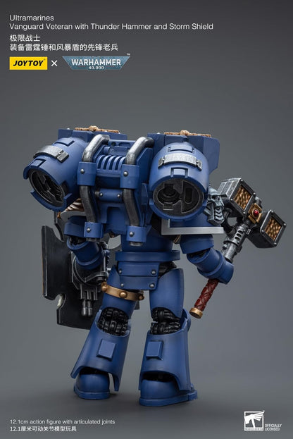 JoyToy Warhammer 40K: Ultramarines Vanguard Veteran with Thunder Hammer 1:18 Scale Action Figure