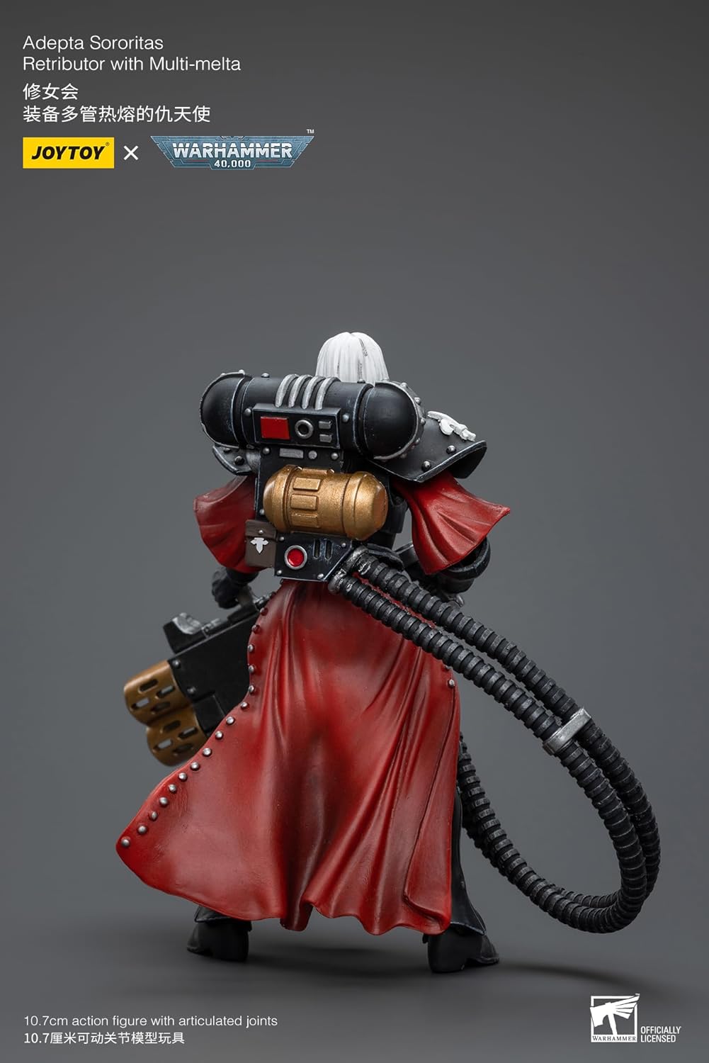 JoyToy Warhammer 40K: Adepta Sororitas Retributor with Multi-Meta 1:18 Scale Action Figure