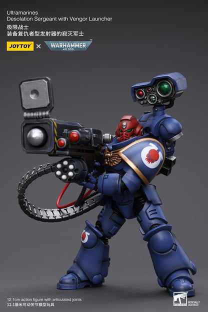 JoyToy Warhammer 40K: Ultramarines Desolation Sergeant with Vengor Launcher 1:18 Scale Action Figure