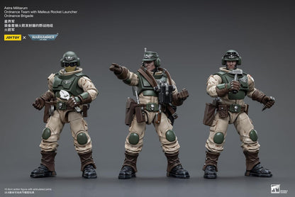 JoyToy Warhammer 40K: Astra Militarum Ordnance Team with Malleus Rocket 1:18 Scale Action Figure