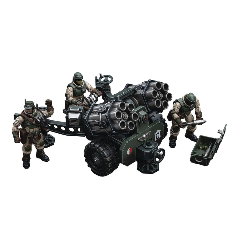 JoyToy Warhammer 40K: Astra Militarum Ordnance Team with Malleus Rocket 1:18 Scale Action Figure