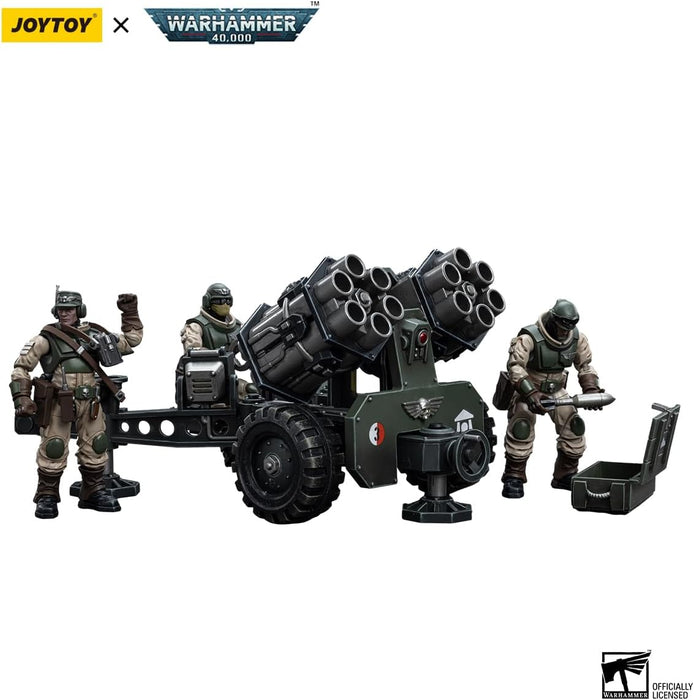 JoyToy Warhammer 40K: Astra Militarum Ordnance Team with Malleus Rocket 1:18 Scale Action Figure
