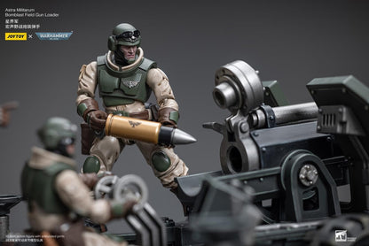 JoyToy Warhammer 40K: Astra Militarum Ordnance Team with Bombast Field Gun 1:18 Scale Action Figure