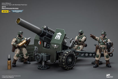 JoyToy Warhammer 40K: Astra Militarum Ordnance Team with Bombast Field Gun 1:18 Scale Action Figure