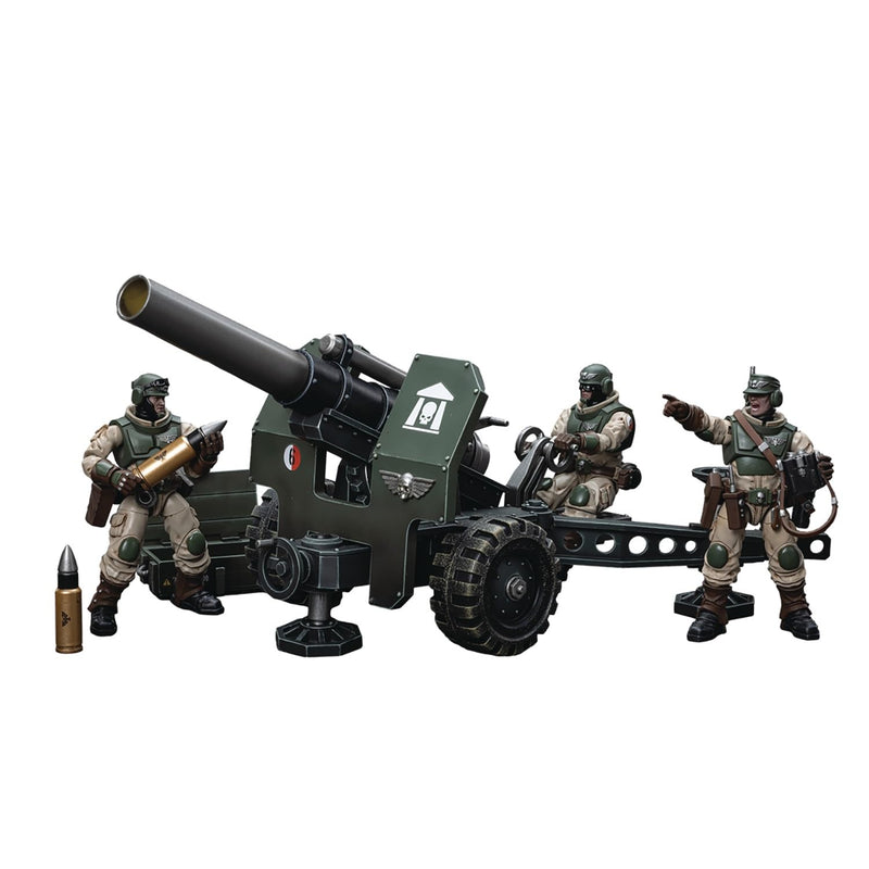 JoyToy Warhammer 40K: Astra Militarum Ordnance Team with Bombast Field Gun 1:18 Scale Action Figure