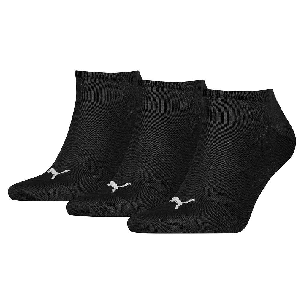 Puma Sneaker Invisible Socks (3 Pairs) 6-8 Black 6-8 Black