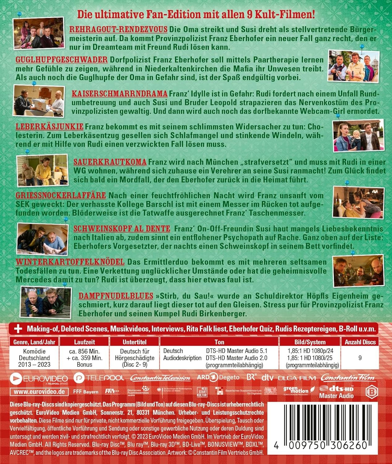Die Eberhofer Neiner Gaudi inkl. Rehragout-Rendezvous (9 Blu-rays