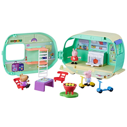 Peppa Pig Peppa's Caravan Playset, Color Rosa, Talla única (Hasbro F8863)