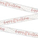 Unique 84855 - Cartel de Cumpleaños Número 40-2,74 m - Tema Glitz Oro Rosa y Plata - 1 Unidad (Paquete de 1