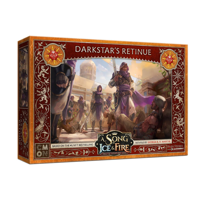 A Song of Ice and Fire Tabletop Miniatures Game Darkstar Retinue Unit Box - Lethal Warriors for Strategic Warfare, Strategiespiel für Erwachsene, ab 14 Jahren, 2+ Spieler, 45-60 Minuten Spielzeit