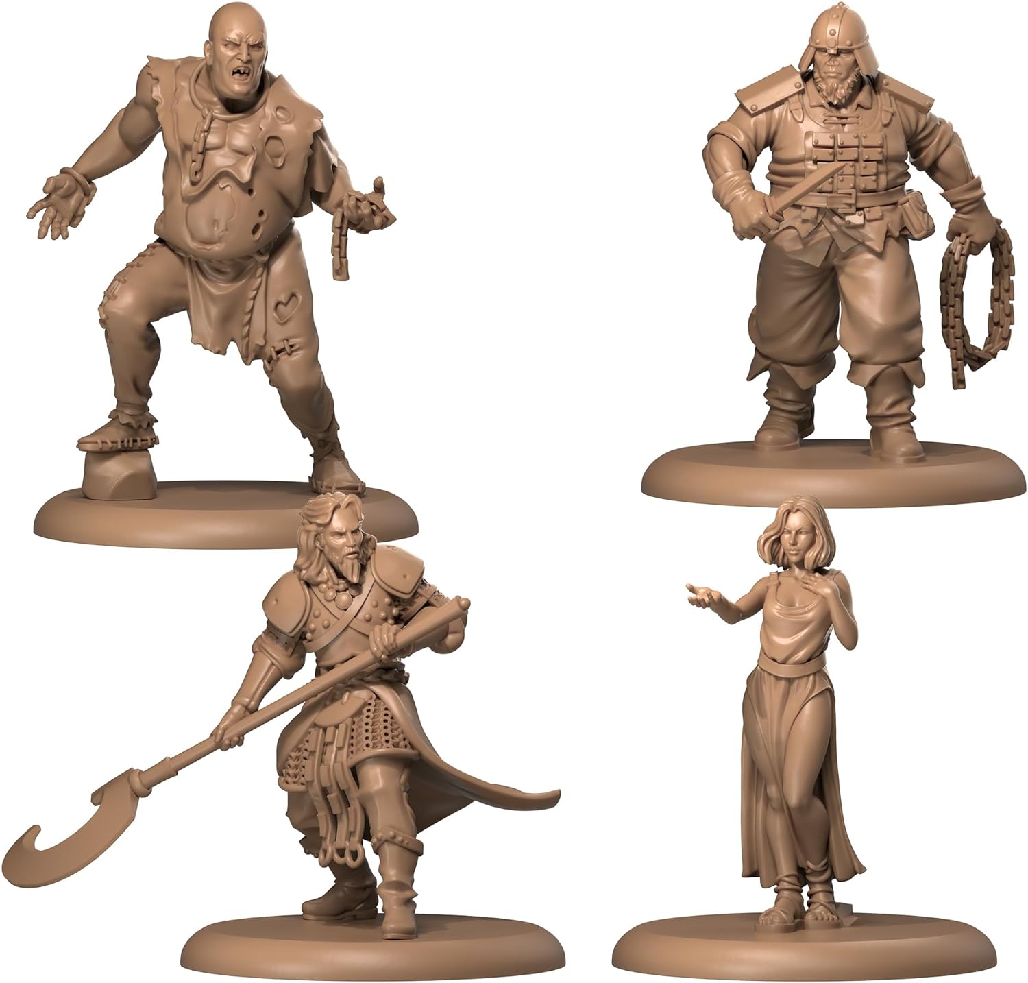 A Song of Ice and Fire Tabletop Miniatures Neutral Heroes III Box Set - Expansive Attachments and Commanders, Strategy Game for Adults, Ages 14+, 2+ Players, 45-60 Minute Playtime, Made by CMON