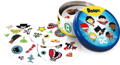 Asmodee | Dobble DC Justice League -  | Card Game | Ages 6+ | 2-8 Players | 15 Minutes Playing Time